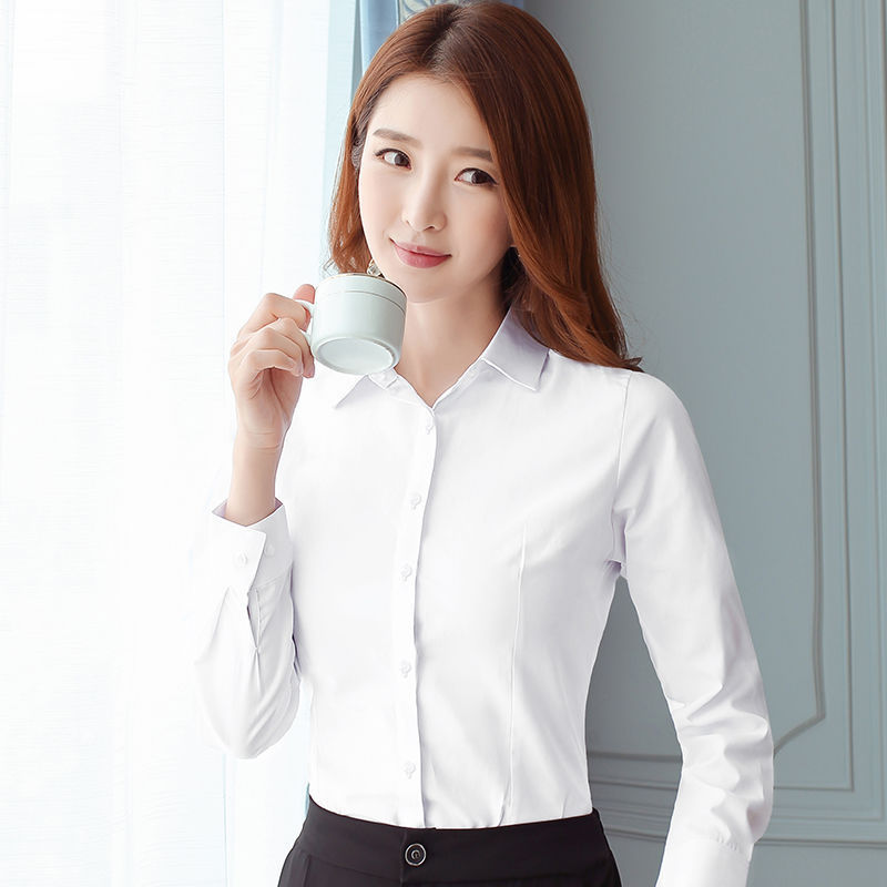 Korean Slim Black White Blouse - đánh giá và giá Women Formal Wear Black And White