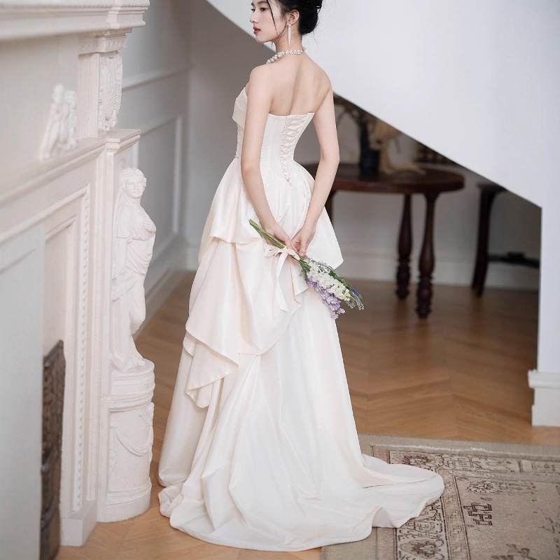 French Strapless Bride Engagem - đánh giá và giá Women'S Formal Wear To A Wedding