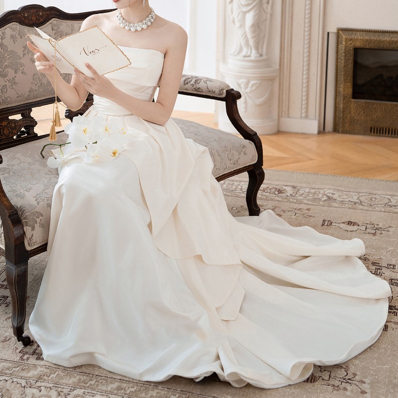 French Strapless Bride Engagem - đánh giá và giá Women'S Formal Wear To A Wedding