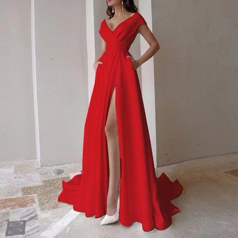 New Elegant Floor Length Lady  - đánh giá và giá Women Formal Wear Black And White